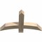 Ekena Millwork Bellingham Rough Sawn Timber Gable Bracket, Douglas Fir, 36"W x 21"H x 4"D x 4"F, 14/12 Pitch GBW036X21X0404BEL00RDF - alternate 3